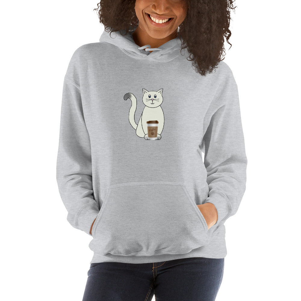 My Cat & My Coffee Hooded Sweatshirt