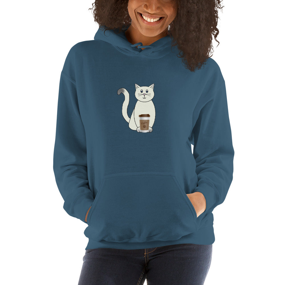 My Cat & My Coffee Hooded Sweatshirt
