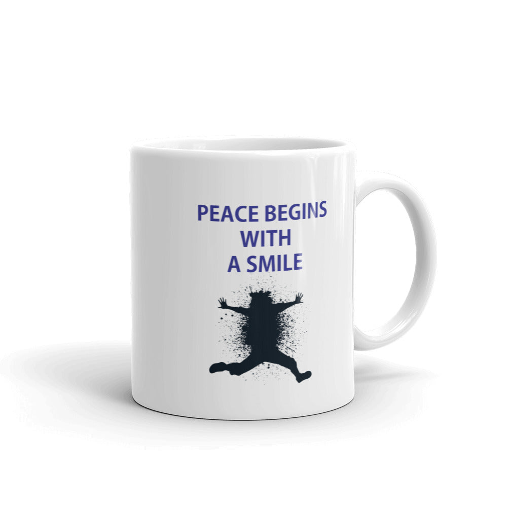 PEACE Begins With A SMILE Mug