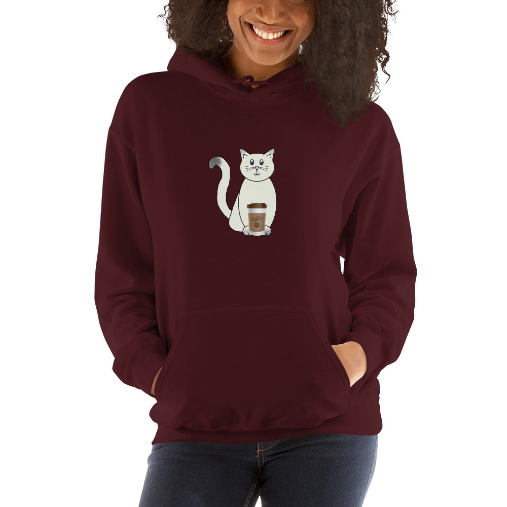 My Cat & My Coffee Hooded Sweatshirt