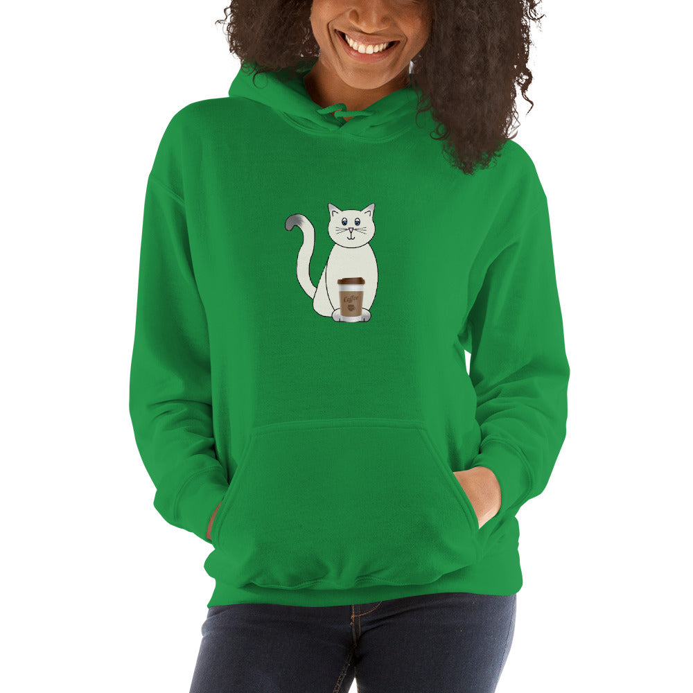 My Cat & My Coffee Hooded Sweatshirt