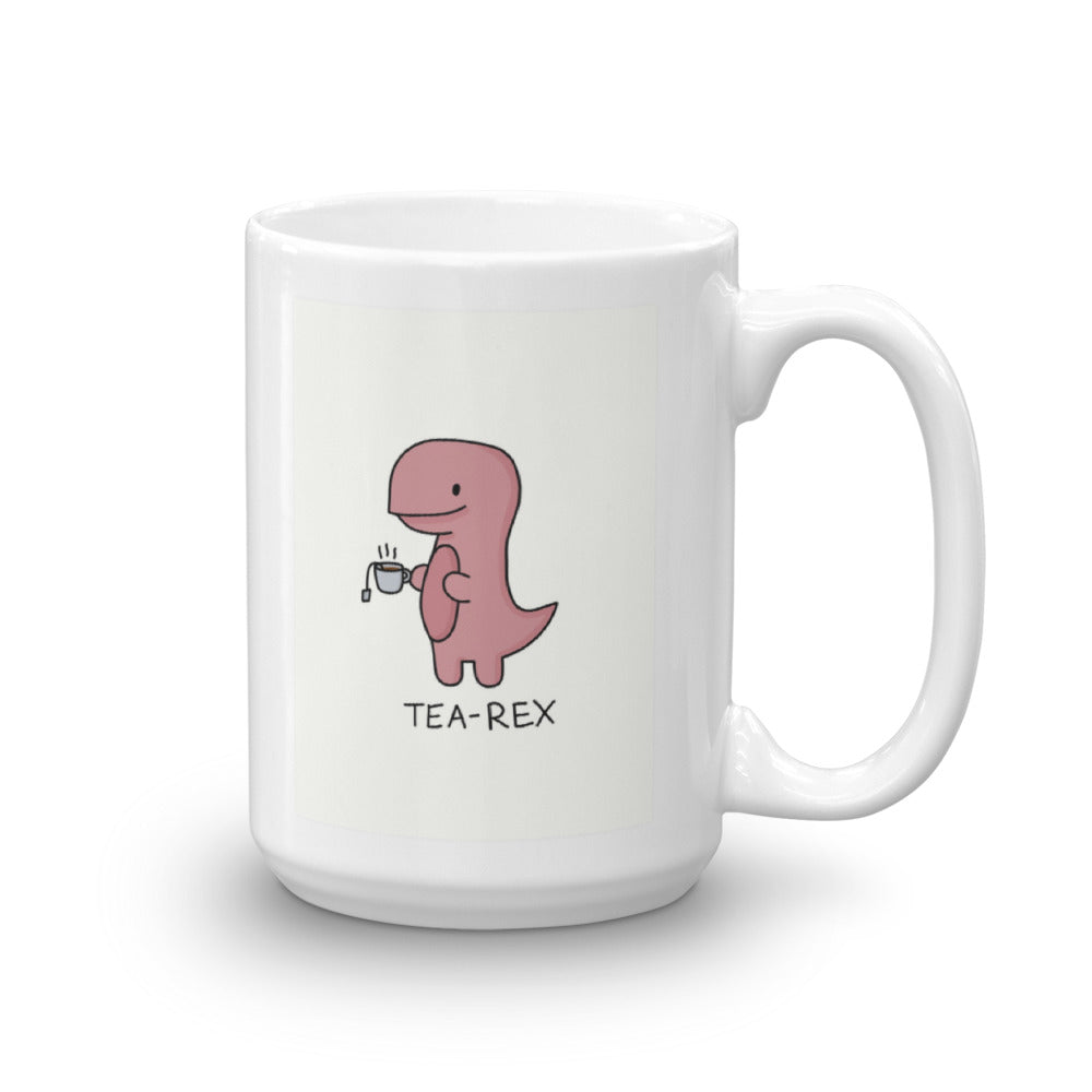 TEAREX TREX COFFEE Mug, Ceramic TRex Coffee Mug. Dinosaur Funny Coffee Mug For Kids