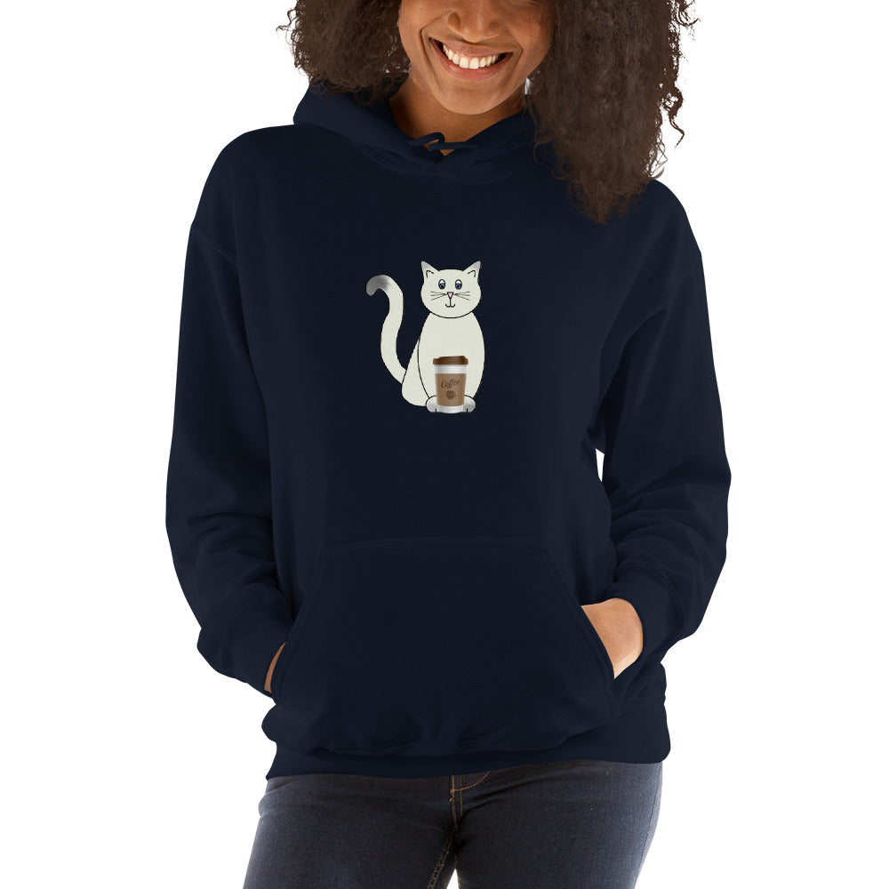 My Cat & My Coffee Hooded Sweatshirt