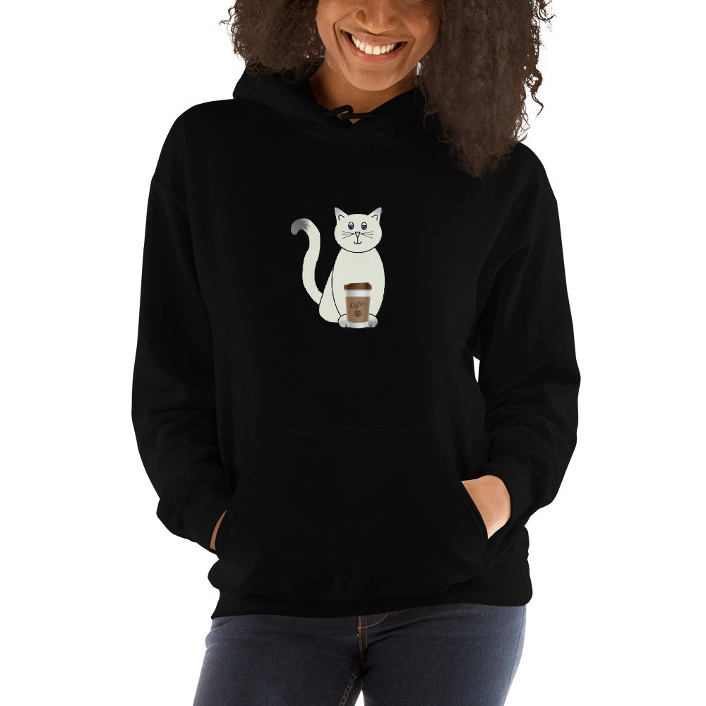 My Cat & My Coffee Hooded Sweatshirt