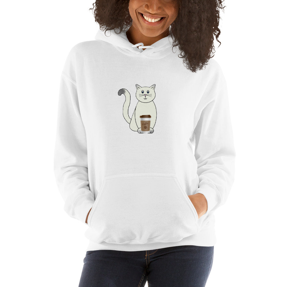 My Cat & My Coffee Hooded Sweatshirt